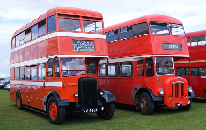 Northampton Daimler CWD6 Duple 129 & CVG6 267